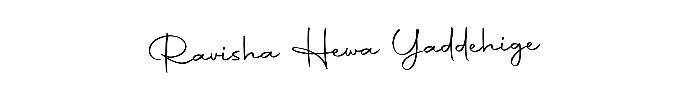You should practise on your own different ways (Autography-DOLnW) to write your name (Ravisha Hewa Yaddehige) in signature. don't let someone else do it for you. Ravisha Hewa Yaddehige signature style 10 images and pictures png