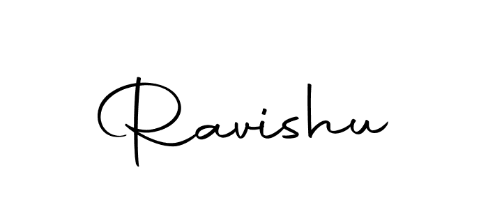 Make a beautiful signature design for name Ravishu. With this signature (Autography-DOLnW) style, you can create a handwritten signature for free. Ravishu signature style 10 images and pictures png