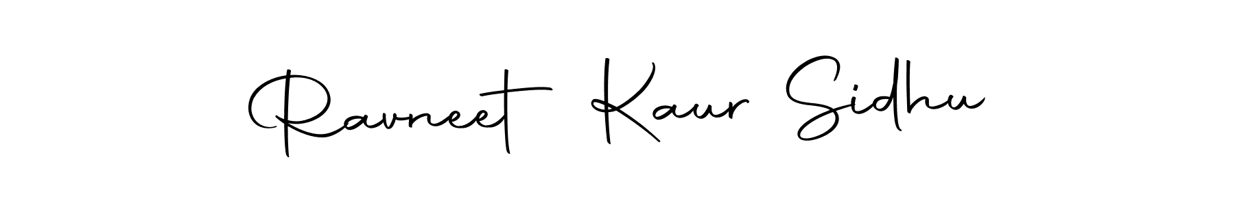 Autography-DOLnW is a professional signature style that is perfect for those who want to add a touch of class to their signature. It is also a great choice for those who want to make their signature more unique. Get Ravneet Kaur Sidhu name to fancy signature for free. Ravneet Kaur Sidhu signature style 10 images and pictures png