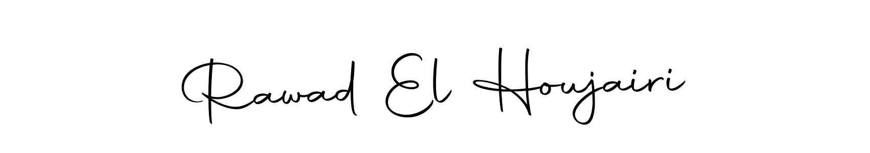 Create a beautiful signature design for name Rawad El Houjairi. With this signature (Autography-DOLnW) fonts, you can make a handwritten signature for free. Rawad El Houjairi signature style 10 images and pictures png