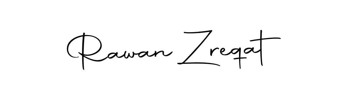 Design your own signature with our free online signature maker. With this signature software, you can create a handwritten (Autography-DOLnW) signature for name Rawan Zreqat. Rawan Zreqat signature style 10 images and pictures png