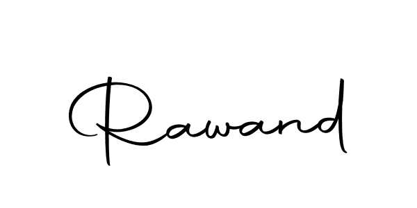 Make a beautiful signature design for name Rawand. With this signature (Autography-DOLnW) style, you can create a handwritten signature for free. Rawand signature style 10 images and pictures png