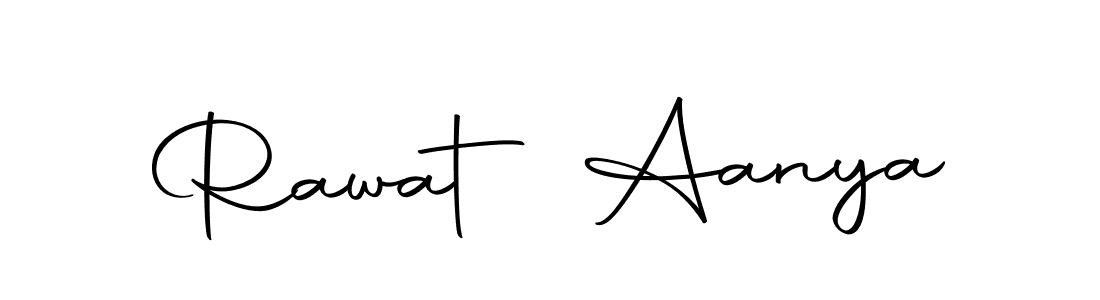 Create a beautiful signature design for name Rawat Aanya. With this signature (Autography-DOLnW) fonts, you can make a handwritten signature for free. Rawat Aanya signature style 10 images and pictures png