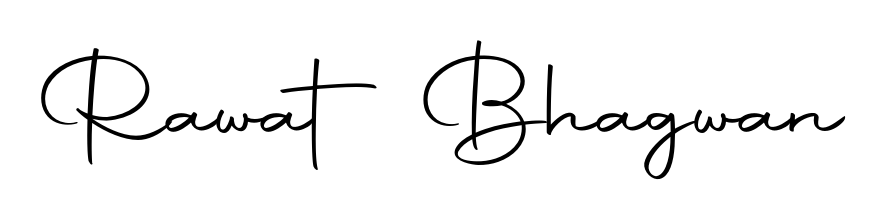A dynamic signature style for Rawat Bhagwan using Autography-DOLnW script. Designed to look authentic, handwritten, and professional. Rawat Bhagwan signature style 10 images and pictures png