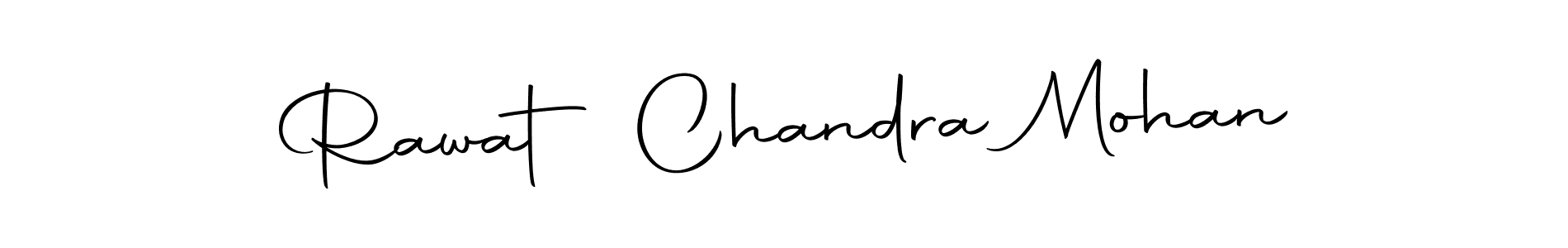 How to make Rawat Chandra Mohan name signature. Use Autography-DOLnW style for creating short signs online. This is the latest handwritten sign. Rawat Chandra Mohan signature style 10 images and pictures png