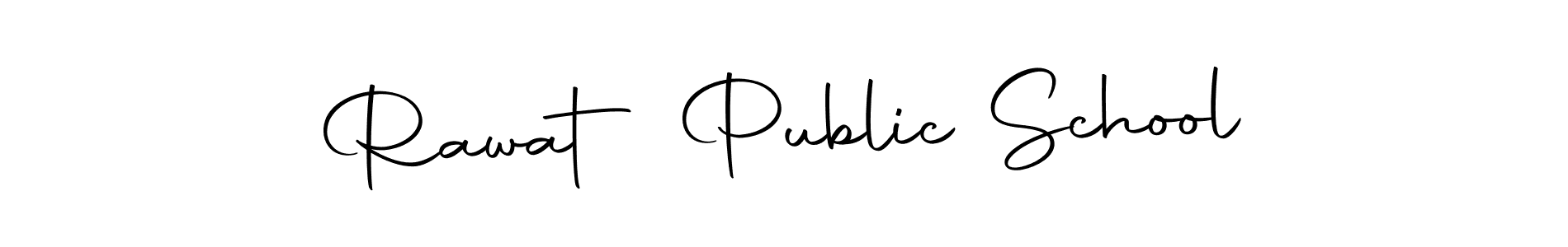 How to make Rawat Public School name signature. Use Autography-DOLnW style for creating short signs online. This is the latest handwritten sign. Rawat Public School signature style 10 images and pictures png