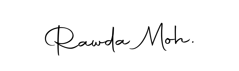 Once you've used our free online signature maker to create your best signature Autography-DOLnW style, it's time to enjoy all of the benefits that Rawda Moh. name signing documents. Rawda Moh. signature style 10 images and pictures png