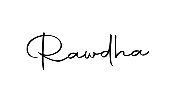 This is the best signature style for the Rawdha name. Also you like these signature font (Autography-DOLnW). Mix name signature. Rawdha signature style 10 images and pictures png