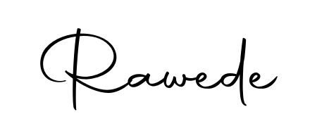 Upgrade your professional image with Rawede signature created with Autography-DOLnW font. Fast, free, and watermark-free download. Rawede signature style 10 images and pictures png