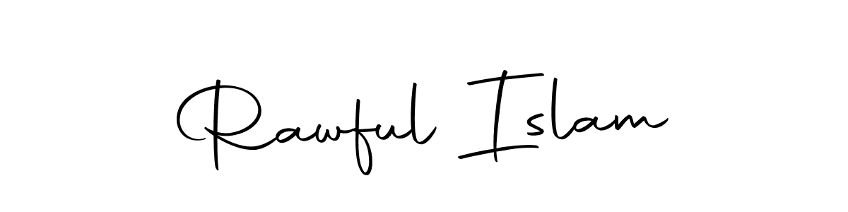How to make Rawful Islam name signature. Use Autography-DOLnW style for creating short signs online. This is the latest handwritten sign. Rawful Islam signature style 10 images and pictures png