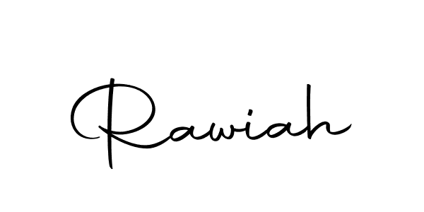 Rawiah stylish signature style. Best Handwritten Sign (Autography-DOLnW) for my name. Handwritten Signature Collection Ideas for my name Rawiah. Rawiah signature style 10 images and pictures png