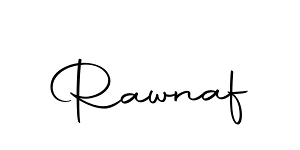 Use a signature maker to create a handwritten signature online. With this signature software, you can design (Autography-DOLnW) your own signature for name Rawnaf. Rawnaf signature style 10 images and pictures png