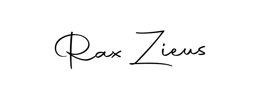 You should practise on your own different ways (Autography-DOLnW) to write your name (Rax Zieus) in signature. don't let someone else do it for you. Rax Zieus signature style 10 images and pictures png