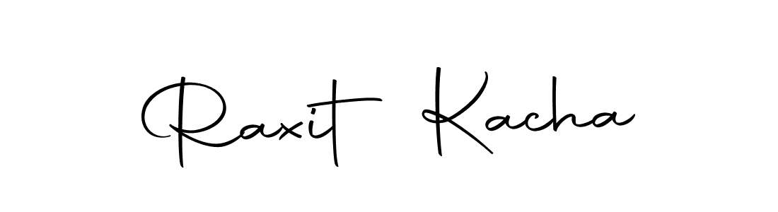 Autography-DOLnW is a professional signature style that is perfect for those who want to add a touch of class to their signature. It is also a great choice for those who want to make their signature more unique. Get Raxit Kacha name to fancy signature for free. Raxit Kacha signature style 10 images and pictures png