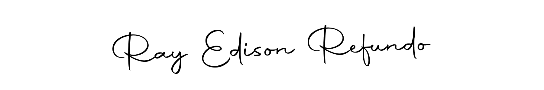 Check out images of Autograph of Ray Edison Refundo name. Actor Ray Edison Refundo Signature Style. Autography-DOLnW is a professional sign style online. Ray Edison Refundo signature style 10 images and pictures png