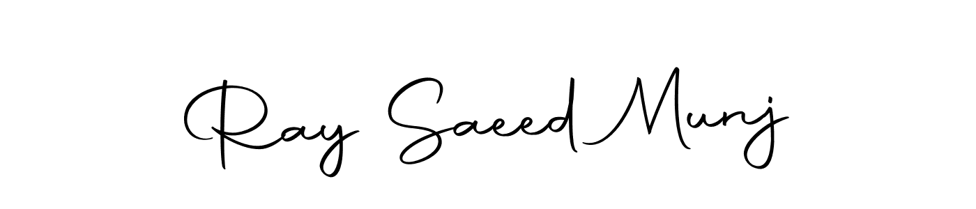 if you are searching for the best signature style for your name Ray Saeed Munj. so please give up your signature search. here we have designed multiple signature styles  using Autography-DOLnW. Ray Saeed Munj signature style 10 images and pictures png