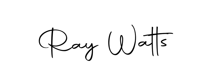 Create a beautiful signature design for name Ray Watts. With this signature (Autography-DOLnW) fonts, you can make a handwritten signature for free. Ray Watts signature style 10 images and pictures png