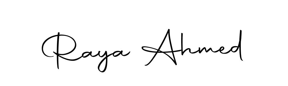 if you are searching for the best signature style for your name Raya Ahmed. so please give up your signature search. here we have designed multiple signature styles  using Autography-DOLnW. Raya Ahmed signature style 10 images and pictures png