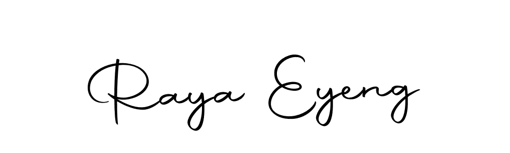 How to make Raya Eyeng signature? Autography-DOLnW is a professional autograph style. Create handwritten signature for Raya Eyeng name. Raya Eyeng signature style 10 images and pictures png