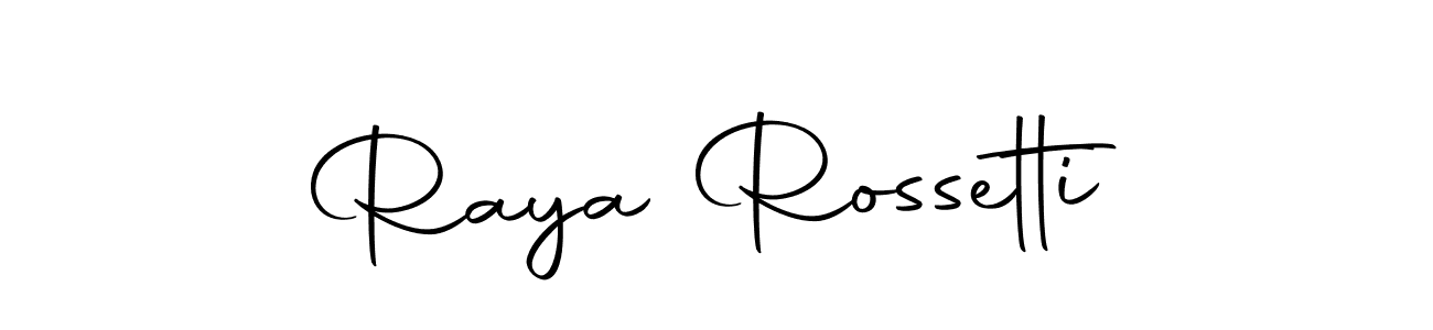 Use a signature maker to create a handwritten signature online. With this signature software, you can design (Autography-DOLnW) your own signature for name Raya Rossetti. Raya Rossetti signature style 10 images and pictures png