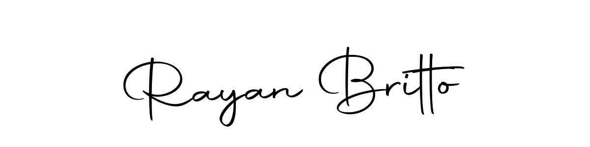 Here are the top 10 professional signature styles for the name Rayan Britto. These are the best autograph styles you can use for your name. Rayan Britto signature style 10 images and pictures png