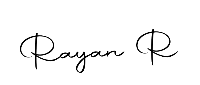 This is the best signature style for the Rayan R name. Also you like these signature font (Autography-DOLnW). Mix name signature. Rayan R signature style 10 images and pictures png