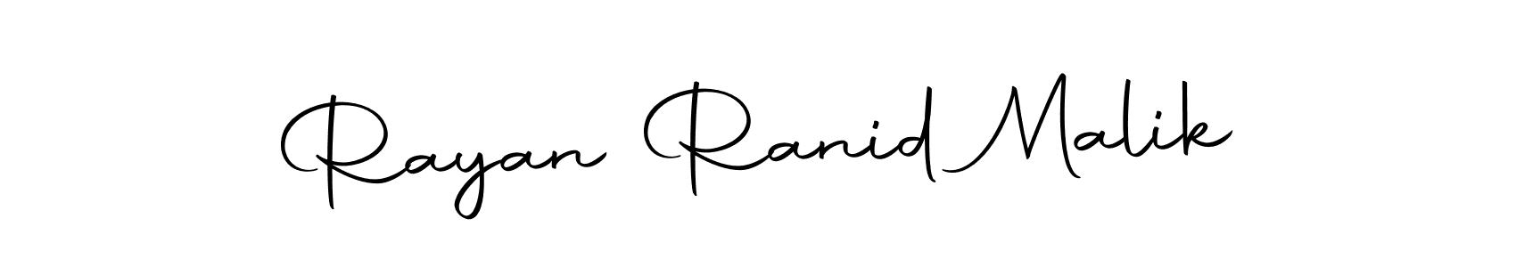 Make a short Rayan Ranid Malik signature style. Manage your documents anywhere anytime using Autography-DOLnW. Create and add eSignatures, submit forms, share and send files easily. Rayan Ranid Malik signature style 10 images and pictures png