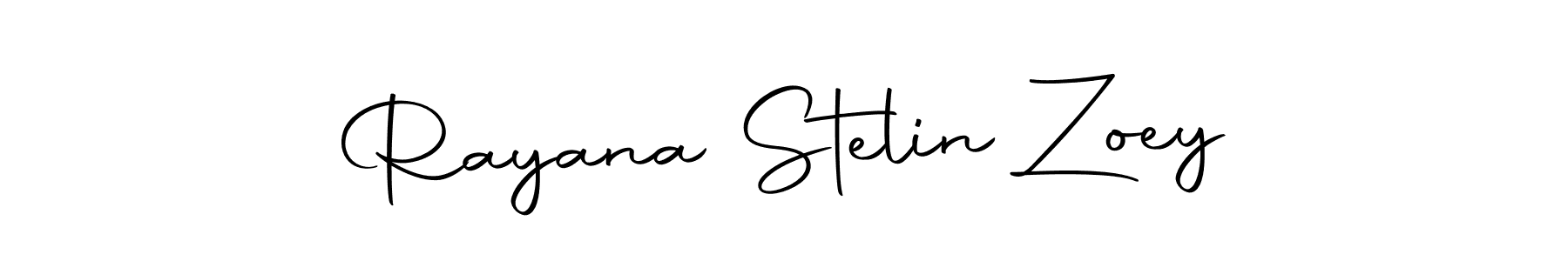 You can use this online signature creator to create a handwritten signature for the name Rayana Stelin Zoey. This is the best online autograph maker. Rayana Stelin Zoey signature style 10 images and pictures png