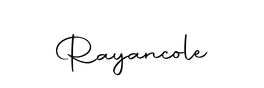 if you are searching for the best signature style for your name Rayancole. so please give up your signature search. here we have designed multiple signature styles  using Autography-DOLnW. Rayancole signature style 10 images and pictures png