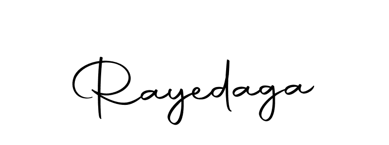 How to make Rayedaga signature? Autography-DOLnW is a professional autograph style. Create handwritten signature for Rayedaga name. Rayedaga signature style 10 images and pictures png