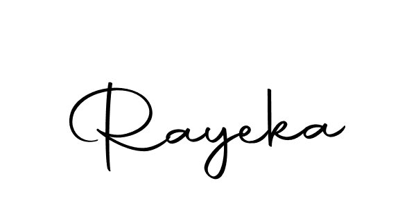 Make a beautiful signature design for name Rayeka. Use this online signature maker to create a handwritten signature for free. Rayeka signature style 10 images and pictures png