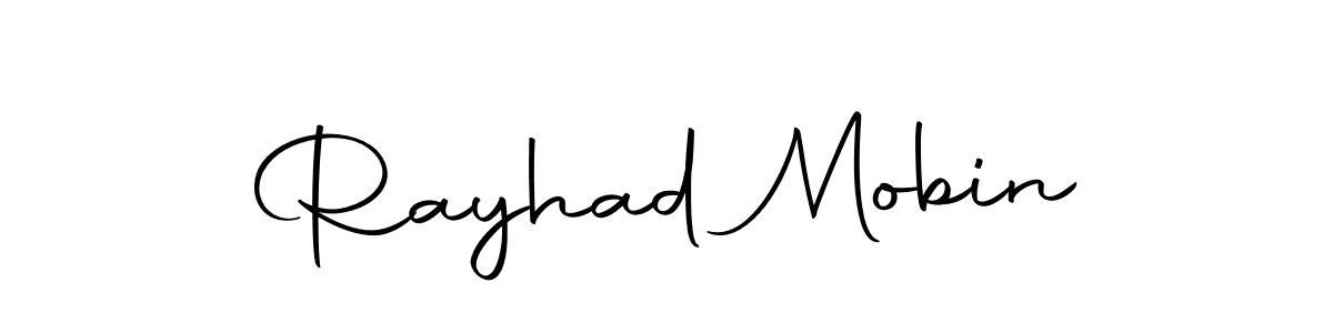 Create a beautiful signature design for name Rayhad Mobin. With this signature (Autography-DOLnW) fonts, you can make a handwritten signature for free. Rayhad Mobin signature style 10 images and pictures png