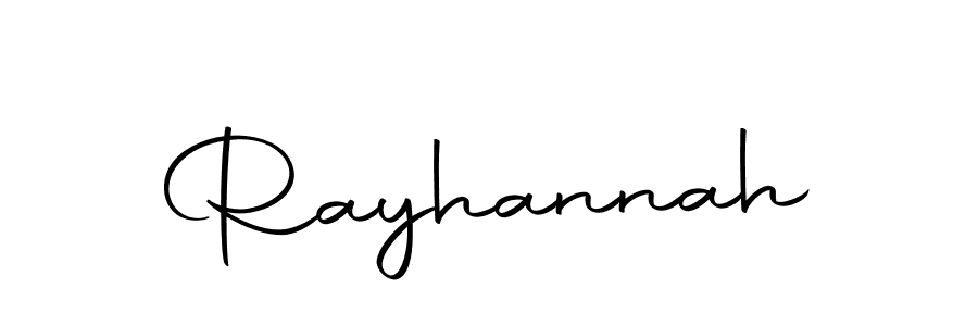 How to make Rayhannah name signature. Use Autography-DOLnW style for creating short signs online. This is the latest handwritten sign. Rayhannah signature style 10 images and pictures png
