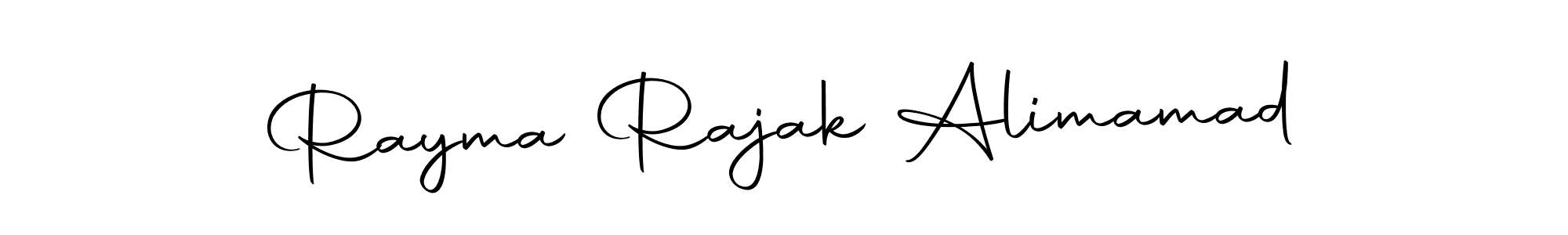 The best way (Autography-DOLnW) to make a short signature is to pick only two or three words in your name. The name Rayma Rajak Alimamad include a total of six letters. For converting this name. Rayma Rajak Alimamad signature style 10 images and pictures png