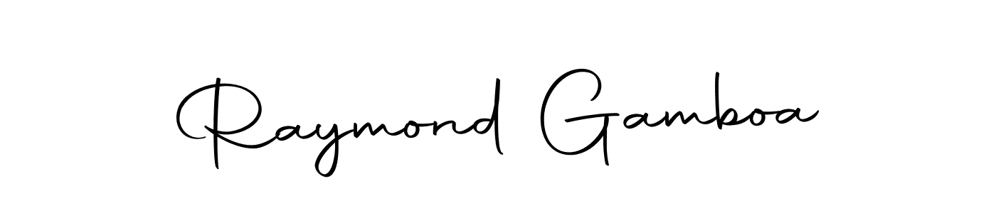 Make a beautiful signature design for name Raymond Gamboa. With this signature (Autography-DOLnW) style, you can create a handwritten signature for free. Raymond Gamboa signature style 10 images and pictures png