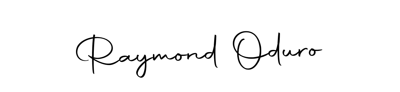 Make a beautiful signature design for name Raymond Oduro. With this signature (Autography-DOLnW) style, you can create a handwritten signature for free. Raymond Oduro signature style 10 images and pictures png