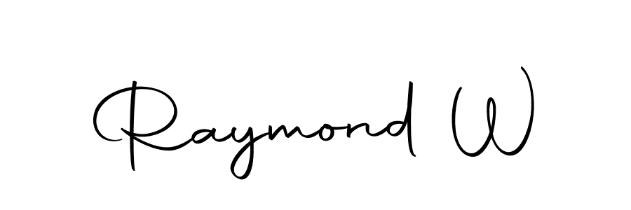 Raymond W stylish signature style. Best Handwritten Sign (Autography-DOLnW) for my name. Handwritten Signature Collection Ideas for my name Raymond W. Raymond W signature style 10 images and pictures png