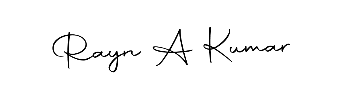 How to make Rayn A Kumar signature? Autography-DOLnW is a professional autograph style. Create handwritten signature for Rayn A Kumar name. Rayn A Kumar signature style 10 images and pictures png