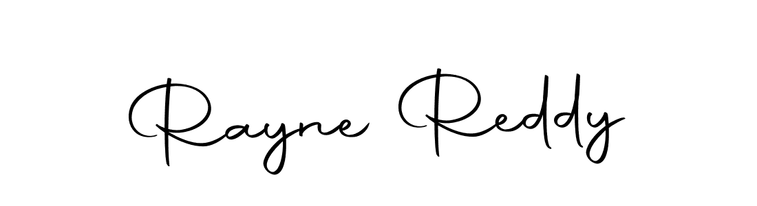 Create a beautiful signature design for name Rayne Reddy. With this signature (Autography-DOLnW) fonts, you can make a handwritten signature for free. Rayne Reddy signature style 10 images and pictures png