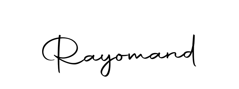 Create a beautiful signature design for name Rayomand. With this signature (Autography-DOLnW) fonts, you can make a handwritten signature for free. Rayomand signature style 10 images and pictures png