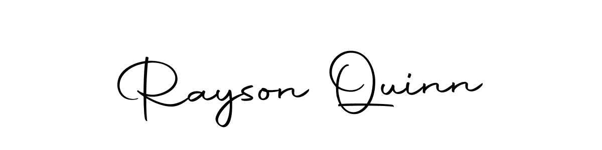 You should practise on your own different ways (Autography-DOLnW) to write your name (Rayson Quinn) in signature. don't let someone else do it for you. Rayson Quinn signature style 10 images and pictures png