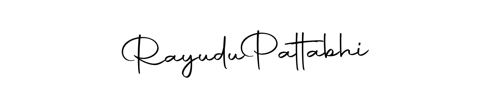 Design your own signature with our free online signature maker. With this signature software, you can create a handwritten (Autography-DOLnW) signature for name Rayudu  Pattabhi. Rayudu  Pattabhi signature style 10 images and pictures png