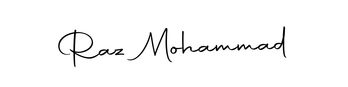 if you are searching for the best signature style for your name Raz Mohammad. so please give up your signature search. here we have designed multiple signature styles  using Autography-DOLnW. Raz Mohammad signature style 10 images and pictures png