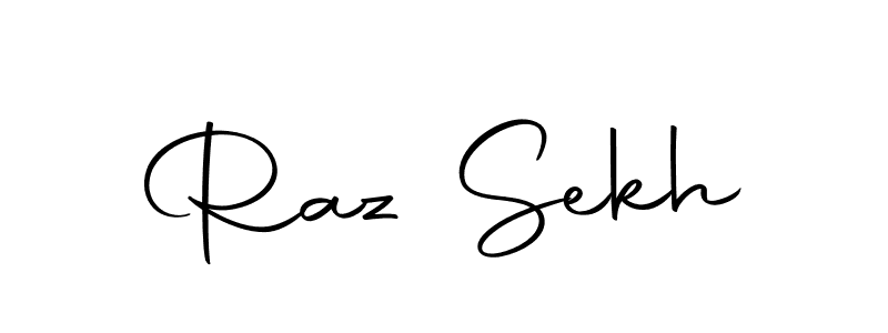 Design your own signature with our free online signature maker. With this signature software, you can create a handwritten (Autography-DOLnW) signature for name Raz Sekh. Raz Sekh signature style 10 images and pictures png