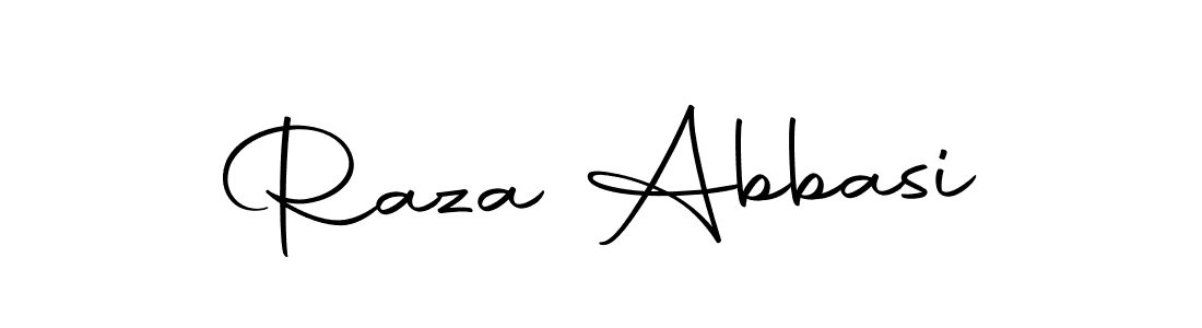 Create a beautiful signature design for name Raza Abbasi. With this signature (Autography-DOLnW) fonts, you can make a handwritten signature for free. Raza Abbasi signature style 10 images and pictures png