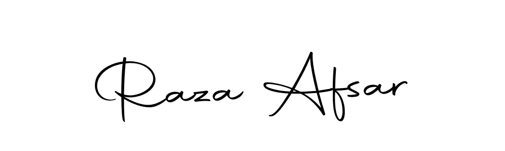 Design your own signature with our free online signature maker. With this signature software, you can create a handwritten (Autography-DOLnW) signature for name Raza Afsar. Raza Afsar signature style 10 images and pictures png