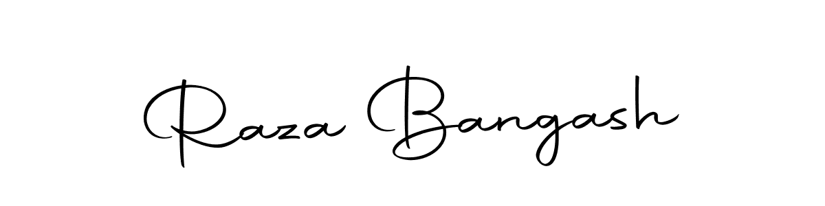 Raza Bangash stylish signature style. Best Handwritten Sign (Autography-DOLnW) for my name. Handwritten Signature Collection Ideas for my name Raza Bangash. Raza Bangash signature style 10 images and pictures png