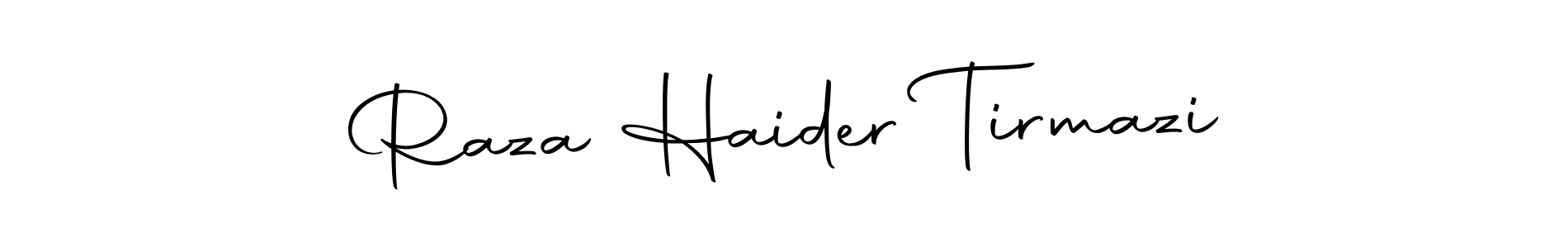 You should practise on your own different ways (Autography-DOLnW) to write your name (Raza Haider Tirmazi) in signature. don't let someone else do it for you. Raza Haider Tirmazi signature style 10 images and pictures png