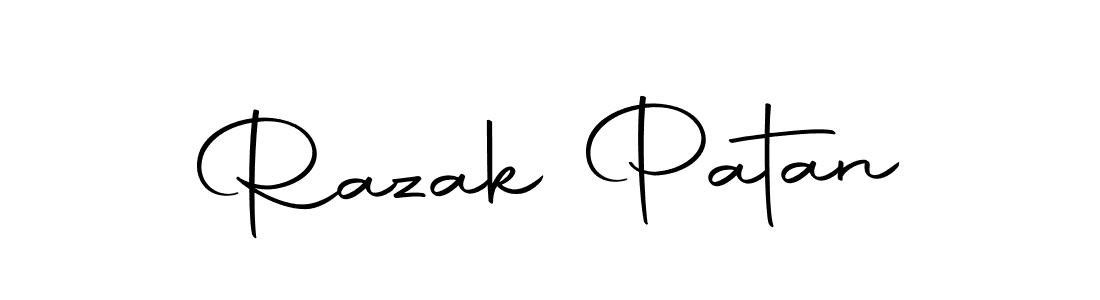 The best way (Autography-DOLnW) to make a short signature is to pick only two or three words in your name. The name Razak Patan include a total of six letters. For converting this name. Razak Patan signature style 10 images and pictures png