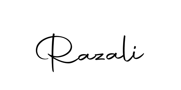 Make a beautiful signature design for name Razali. Use this online signature maker to create a handwritten signature for free. Razali signature style 10 images and pictures png